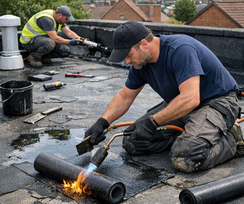 flat roofing repairs
